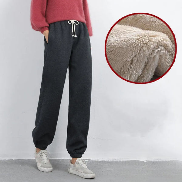 Warm Leggings Thick Trousers Warm Fleece pants