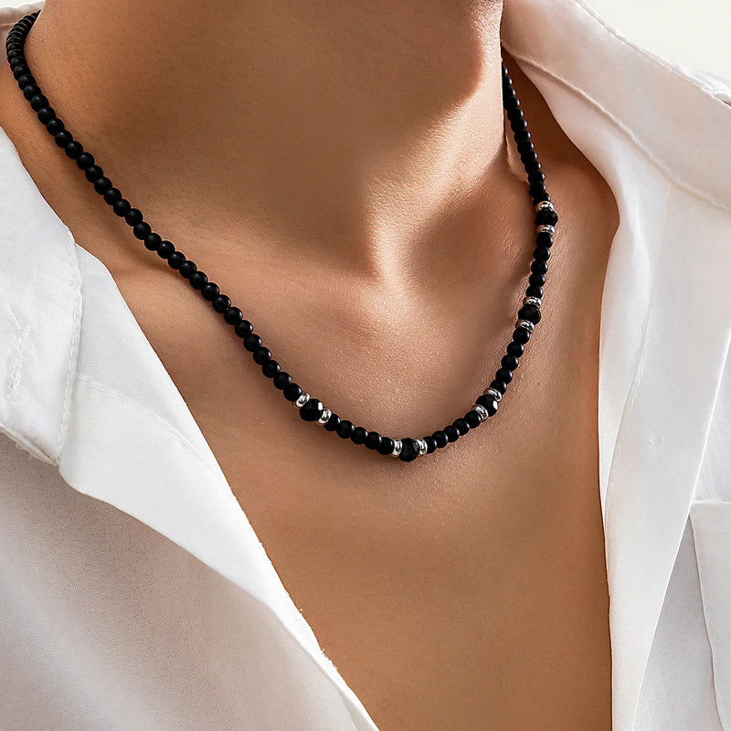 Acrylic Crystal Beads Strand Necklace